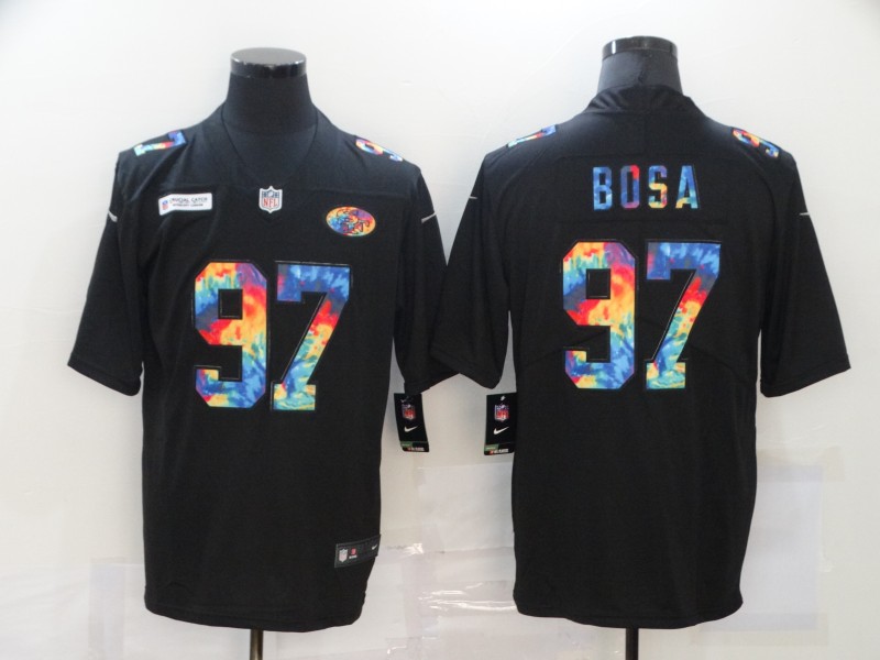 Men's San Francisco 49ers Nick Bosa #97 Black Jersey